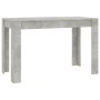 Mesa de comedor de madera de ingeniería gris 120x60x76 cm de , Mesas de cocina y de comedor - Ref: Foro24-800436, Precio: 76,...