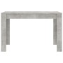 Mesa de comedor de madera de ingeniería gris 120x60x76 cm de , Mesas de cocina y de comedor - Ref: Foro24-800436, Precio: 76,...