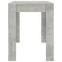 Mesa de comedor de madera de ingeniería gris 120x60x76 cm de , Mesas de cocina y de comedor - Ref: Foro24-800436, Precio: 76,...