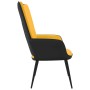 Mustard yellow velvet and PVC relaxation armchair by , Armchairs - Ref: Foro24-327816, Price: 78,99 €, Discount: %