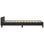 Estructura de cama con cabecero de terciopelo negro 90x190 cm de , Camas y somieres - Ref: Foro24-3125668, Precio: 167,95 €, ...