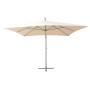 Hanging parasol with aluminum pole 300x300 cm sand by vidaXL, Umbrellas - Ref: Foro24-42974, Price: 254,99 €, Discount: %