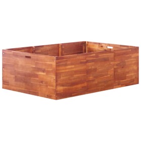 Arriate de madera de acacia 150x100x50 cm de , Maceteros y jardineras - Ref: Foro24-44024, Precio: 121,99 €, Descuento: %