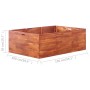 Arriate de madera de acacia 150x100x50 cm de , Maceteros y jardineras - Ref: Foro24-44024, Precio: 121,82 €, Descuento: %