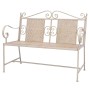 Vintage white steel garden bench 115 cm by vidaXL, garden benches - Ref: Foro24-43148, Price: 152,07 €, Discount: %