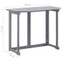 Garden bistro furniture 4 pieces solid gray acacia wood by , Garden sets - Ref: Foro24-3057867, Price: 450,81 €, Discount: %