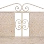 Banco de jardín acero blanco vintage 115 cm de vidaXL, Bancos de jardín - Ref: Foro24-43148, Precio: 152,07 €, Descuento: %