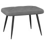 Silla de relajación con taburete tela gris oscuro de , Sillones - Ref: Foro24-327557, Precio: 113,26 €, Descuento: %