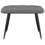 Silla de relajación con taburete tela gris oscuro de , Sillones - Ref: Foro24-327557, Precio: 113,26 €, Descuento: %