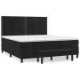 Box spring bed with black velvet mattress 180x200 cm by , Beds and slatted bases - Ref: Foro24-3137799, Price: 664,96 €, Disc...