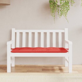 Cojín de banco de jardín tela Oxford rojo 120x50x7 cm de , Cojines para sillas y sofás - Ref: Foro24-314950, Precio: 32,99 €,...