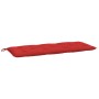 Cojín de banco de jardín tela Oxford rojo 120x50x7 cm de , Cojines para sillas y sofás - Ref: Foro24-314950, Precio: 32,99 €,...