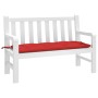 Garden bench cushion in red Oxford fabric 120x50x7 cm by , Cushions for chairs and sofas - Ref: Foro24-314950, Price: 32,99 €...