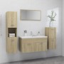 Badezimmermöbel-Set aus Sonoma-Eichenholzwerkstoff von , Badezimmermöbel - Ref: Foro24-3071111, Preis: 353,99 €, Rabatt: %