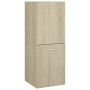 Engineered wood bathroom furniture set in Sonoma oak. by , Bathroom furniture - Ref: Foro24-3071111, Price: 353,99 €, Discoun...