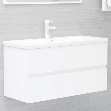 Mueble con lavabo madera de ingeniería blanco de , Tocadores de baño - Ref: Foro24-3071558, Precio: 245,70 €, Descuento: %