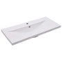 Mueble con lavabo blanco brillante aglomerado de , Tocadores de baño - Ref: Foro24-3071558, Precio: 245,70 €, Descuento: %