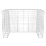 Gavión doble para cubo de basura acero 180x100x120 cm de vidaXL, Soportes para contenedores de residuos - Ref: Foro24-142559,...