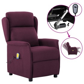 Sillón de masaje eléctrico tela morado de , Sillones de masaje eléctricos - Ref: Foro24-3073633, Precio: 185,99 €, Descuento: %