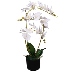 Künstliche Orchideenpflanze mit Topf 65 cm weiß von vidaXL, Künstliche Flora - Ref: Foro24-244423, Preis: 37,93 €, Rabatt: %