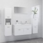 Engineered wood white bathroom furniture set by , Bathroom furniture - Ref: Foro24-3071378, Price: 407,65 €, Discount: %