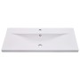 Lavabo encastrado de cerámica blanco 91x39,5x18,5 cm de , Lavabos - Ref: Foro24-145063, Precio: 198,29 €, Descuento: %