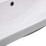 Built-in white ceramic washbasin 91x39.5x18.5 cm by , Sinks - Ref: Foro24-145063, Price: 212,37 €, Discount: %