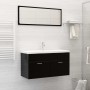 Built-in sink with white ceramic faucet 91x39x18 cm by , Sinks - Ref: Foro24-148626, Price: 273,99 €, Discount: %