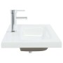 Lavabo empotrado con grifo cerámica blanco 91x39x18 cm de , Lavabos - Ref: Foro24-148626, Precio: 272,94 €, Descuento: %