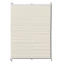 Plissee-Fensterrollo 80 x 125 cm, Creme von , Jalousien und Jalousien - Ref: Foro24-240634, Preis: 23,60 €, Rabatt: %