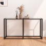 Tempered glass transparent console table 140x35x75.5cm by , Side tables - Ref: Foro24-331674, Price: 67,32 €, Discount: %