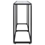 Tempered glass transparent console table 140x35x75.5cm by , Side tables - Ref: Foro24-331674, Price: 67,32 €, Discount: %