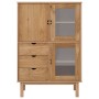 Solid pine wood sideboard 85x43x125 cm by , Sideboards - Ref: Foro24-351306, Price: 320,49 €, Discount: %