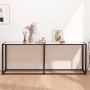 White marble tempered glass console table 200x35x75.5 cm by , Side tables - Ref: Foro24-331688, Price: 77,99 €, Discount: %