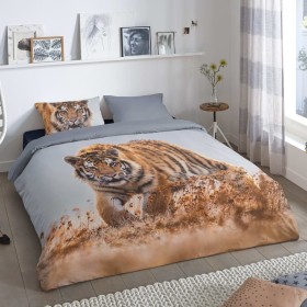 Good Morning TIGER Bettbezug 155x220 cm mehrfarbig von , Bettbezüge - Ref: Foro24-432980, Preis: 55,99 €, Rabatt: %