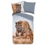 Good Morning Funda de edredón TIGER 155x220 cm multicolor de , Fundas de nórdico - Ref: Foro24-432980, Precio: 55,99 €, Descu...