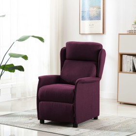 Sillón de masaje de tela morado de , Sillones de masaje eléctricos - Ref: Foro24-289793, Precio: 140,99 €, Descuento: %