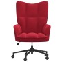 Silla de relajación de terciopelo rojo vino tinto de , Sillones - Ref: Foro24-328177, Precio: 134,56 €, Descuento: %