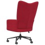 Silla de relajación de terciopelo rojo vino tinto de , Sillones - Ref: Foro24-328177, Precio: 134,56 €, Descuento: %