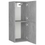 Juego de muebles de baño madera de ingeniería gris hormigón de , Muebles de baño - Ref: Foro24-3071382, Precio: 413,81 €, Des...