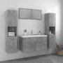 Juego de muebles de baño madera de ingeniería gris hormigón de , Muebles de baño - Ref: Foro24-3071517, Precio: 443,04 €, Des...