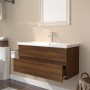 Oak brown plywood bathroom cabinet with sink by , bathroom vanities - Ref: Foro24-3152881, Price: 244,32 €, Discount: %