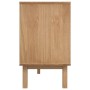 Aparador OTTA madera maciza pino marrón y blanco 114x43x73,5 cm de , Aparadores - Ref: Foro24-351302, Precio: 156,99 €, Descu...