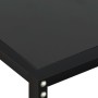 Black tempered glass console table 220x35x75.5 cm by , Side tables - Ref: Foro24-331691, Price: 104,99 €, Discount: %