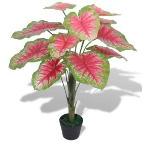 Artificial caladium plant with pot 85 cm green by vidaXL, artificial flora - Ref: Foro24-244436, Price: 41,99 €, Discount: %