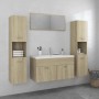 Sonoma Oak Engineered Wood Bathroom Furniture Set by , Bathroom furniture - Ref: Foro24-3071246, Price: 407,99 €, Discount: %