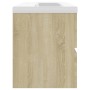 Sonoma oak engineered wood vanity unit with sink by , bathroom vanities - Ref: Foro24-3071561, Price: 228,97 €, Discount: %