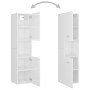 Juego de muebles de baño madera de ingeniería blanco brillo de , Muebles de baño - Ref: Foro24-3071114, Precio: 361,22 €, Des...