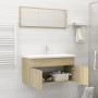 Sonoma Oak Engineered Wood Bathroom Furniture Set by , Bathroom furniture - Ref: Foro24-3071336, Price: 321,99 €, Discount: %