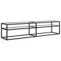 Transparent tempered glass TV cabinet 180x40x40.5 cm by , TV Furniture - Ref: Foro24-331722, Price: 117,68 €, Discount: %